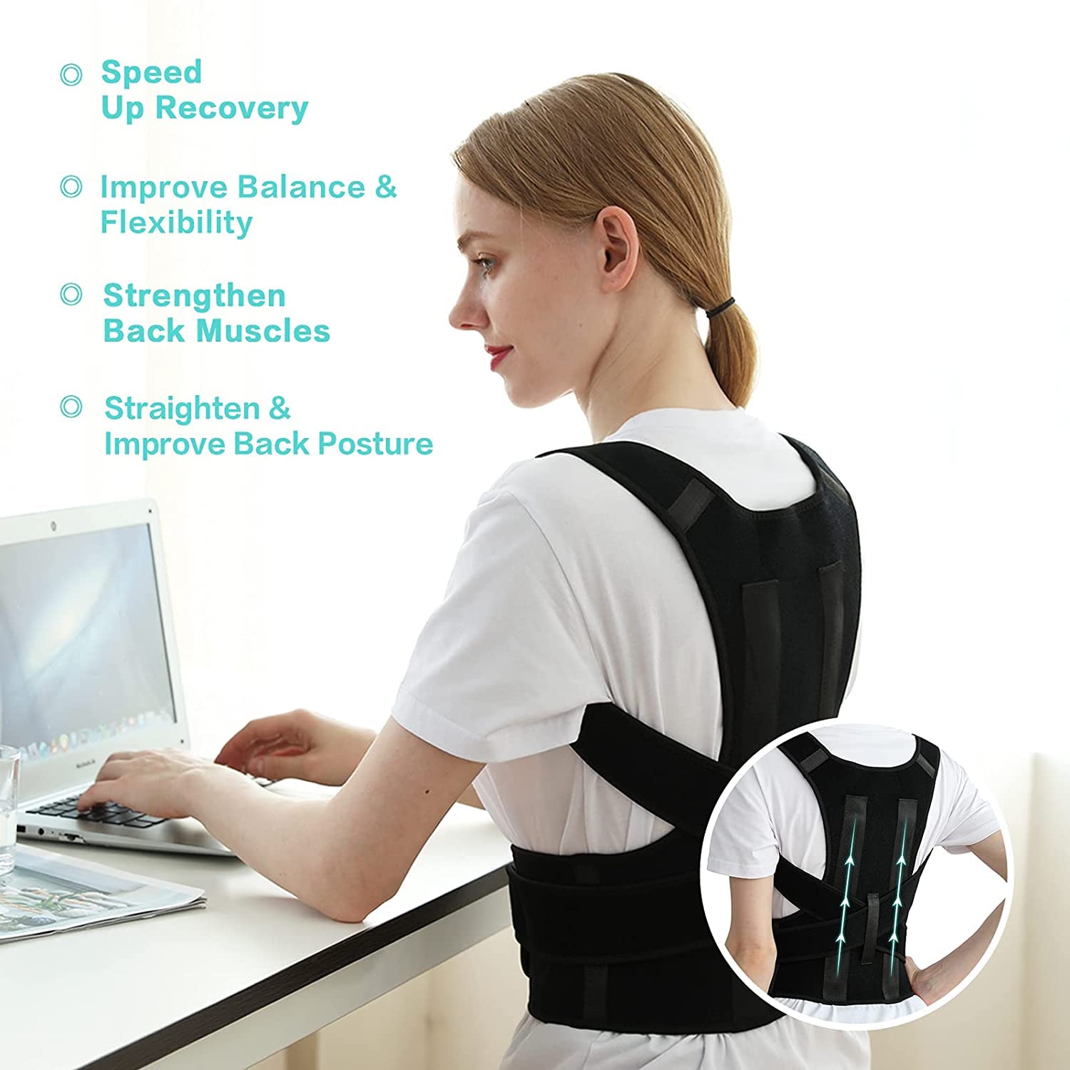 Metronova SpineFit™ Posture Corrector Belt | Unisex