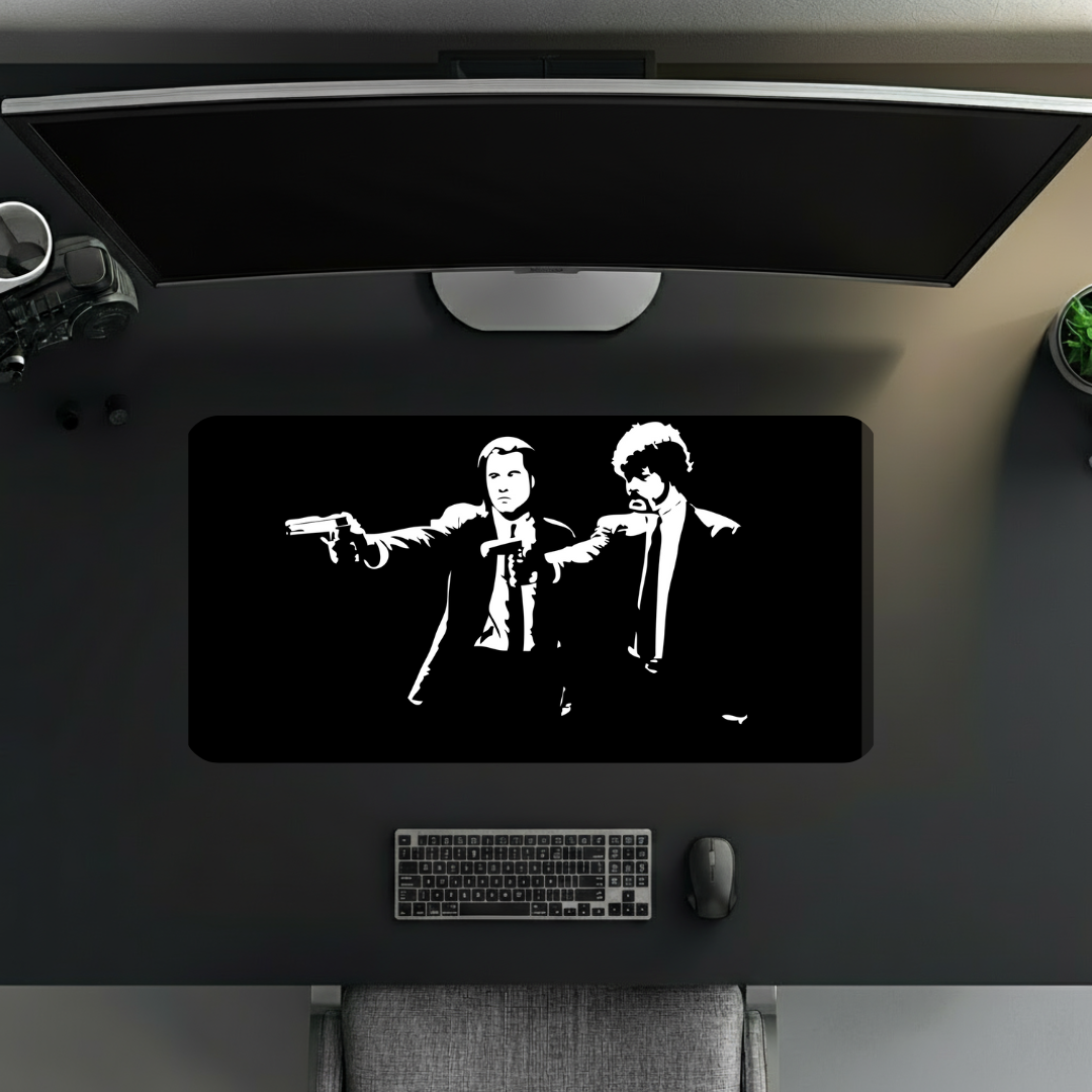 Pulp Fiction Iconic Scene | Desk Mat | Gaming Pad
