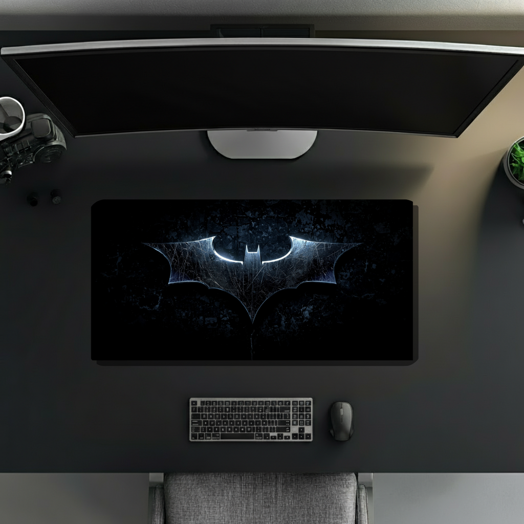 Iconic Batman symbol | Desk Mat | Gaming Pad