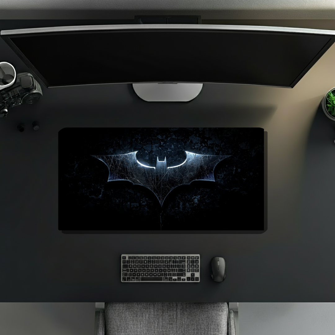 Iconic Batman symbol | Desk Mat | Gaming Pad