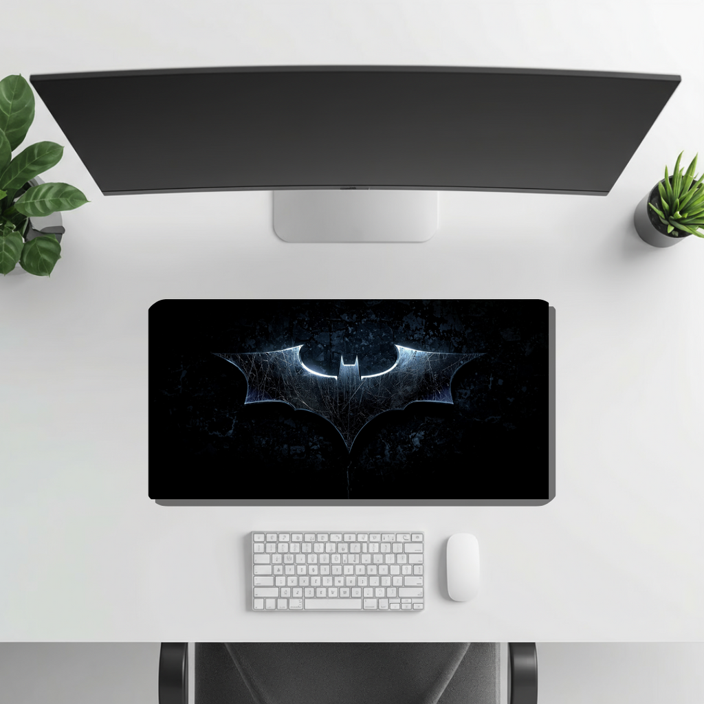 Iconic Batman symbol | Desk Mat | Gaming Pad