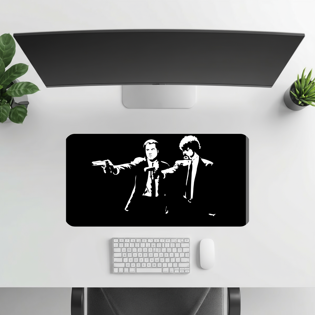 Pulp Fiction Iconic Scene | Desk Mat | Gaming Pad