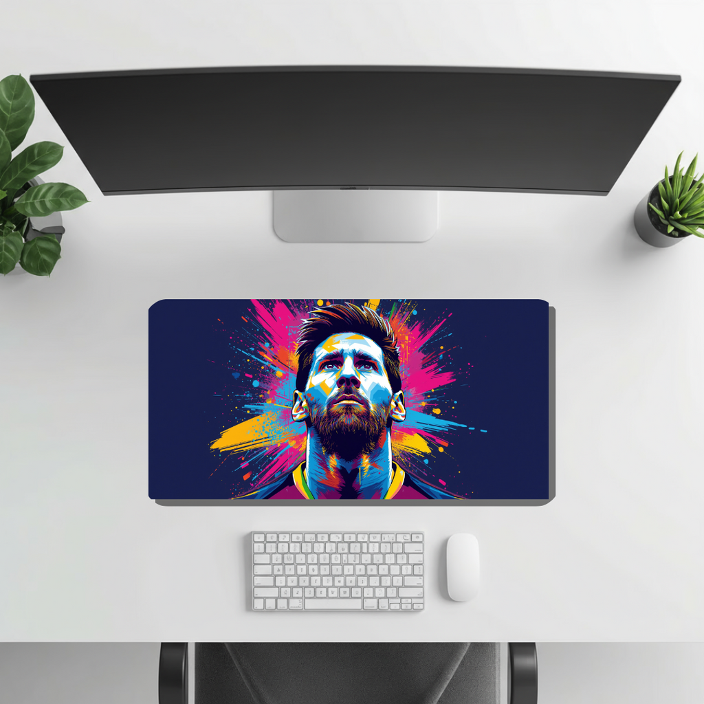 Messi | Desk Mat | Mouse Pad