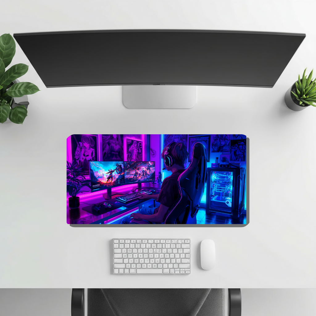 Gamer Anime Style | Desk Mat | Gaming Pad