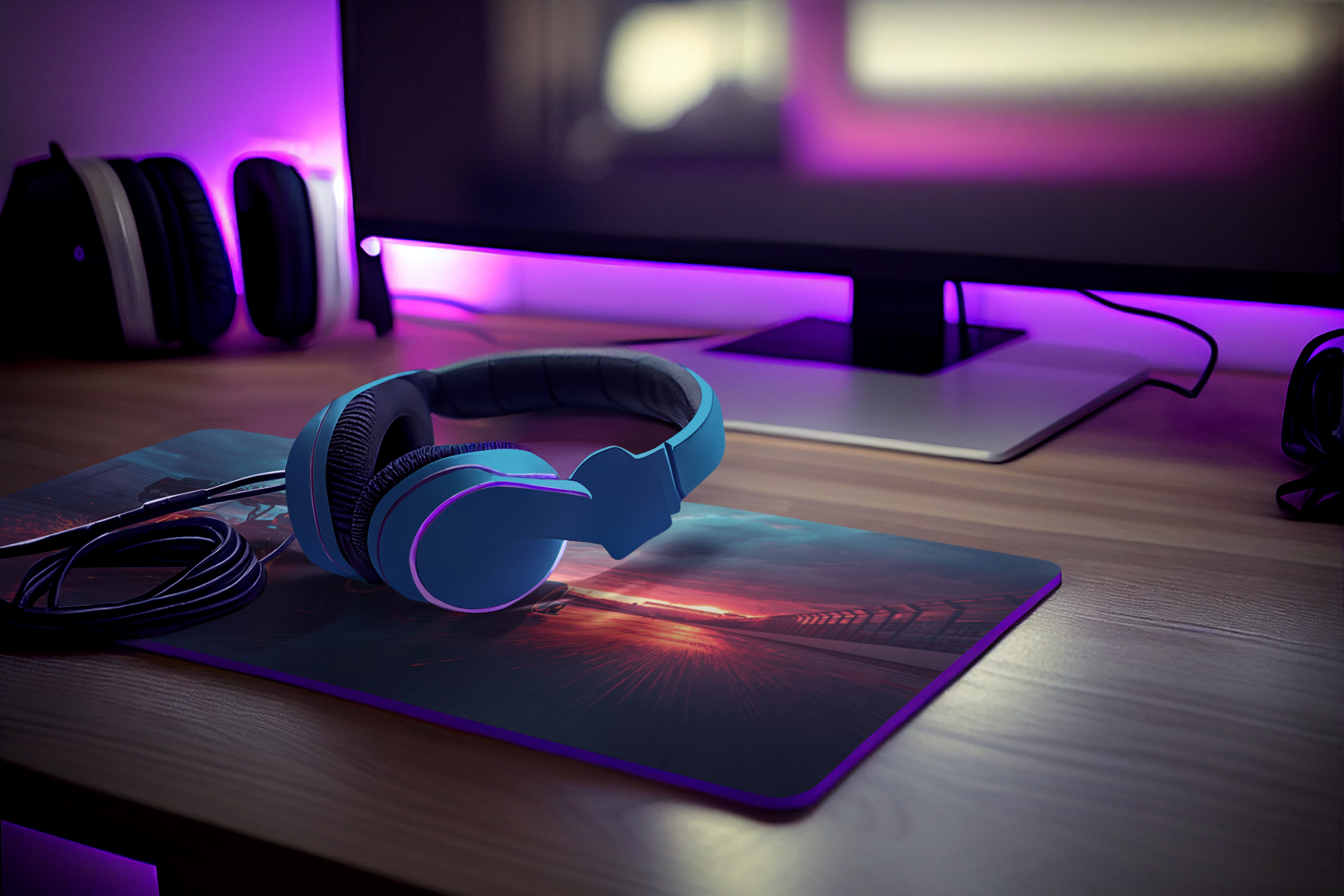 Mercedes Formula 1 car | Desk Mat | Gaming Pad