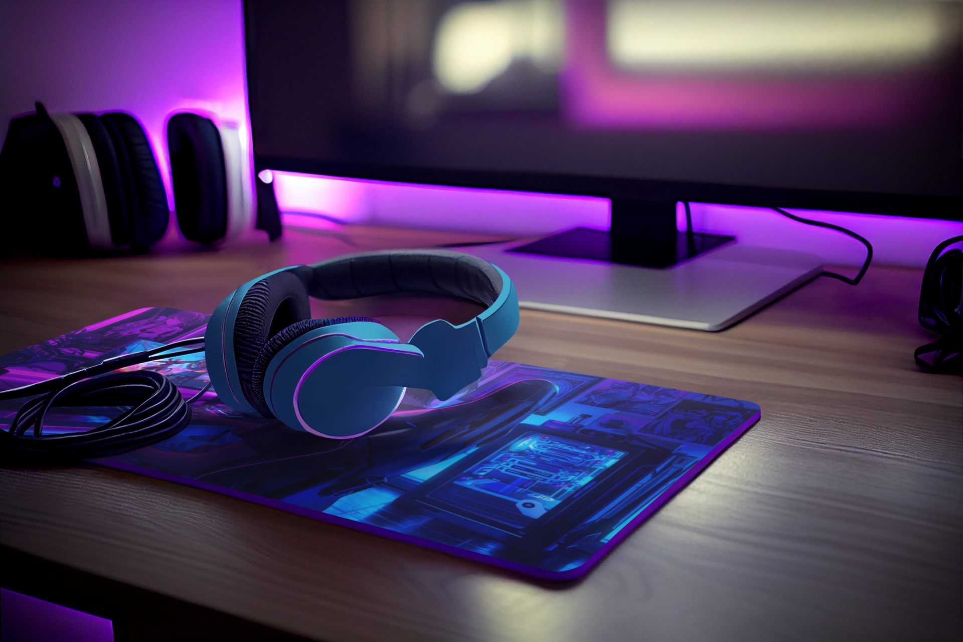Gamer Anime Style | Desk Mat | Gaming Pad