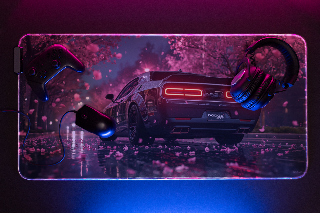 Dodge Challenger SRT muscle car | Desk Mat | Gaming Pad