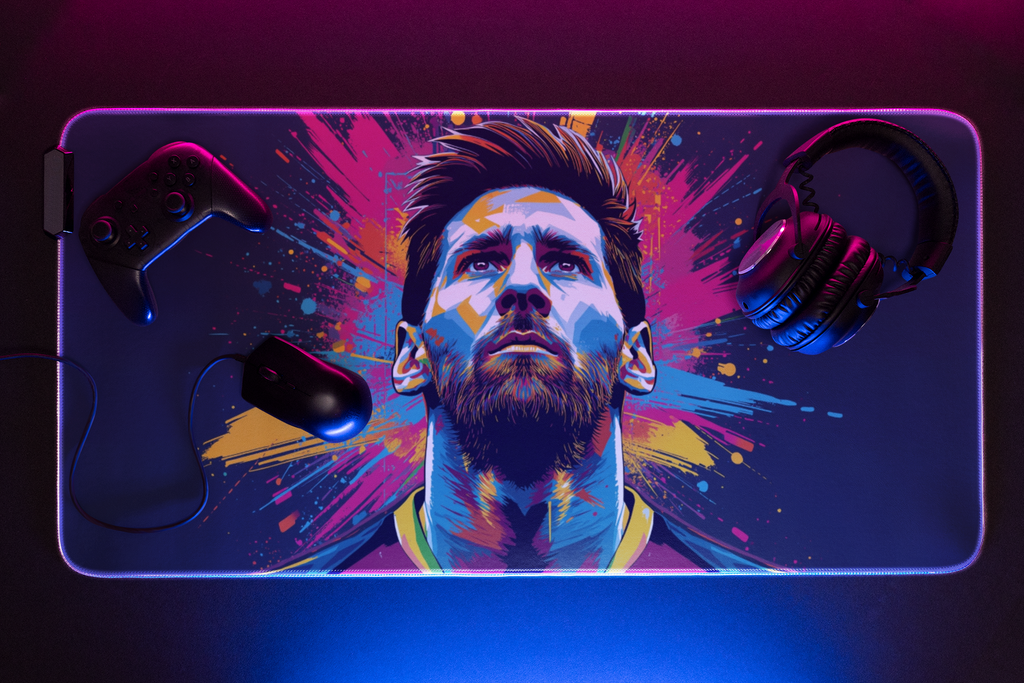 Messi | Desk Mat | Mouse Pad